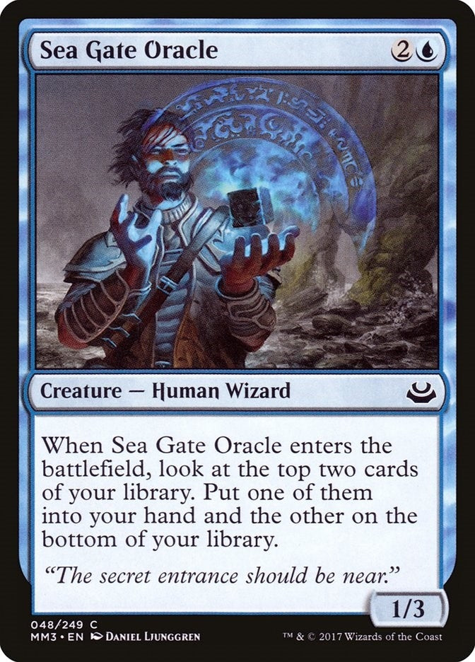Image for Sea Gate Oracle (Modern Masters 2017) (48) - Magic: The Gathering