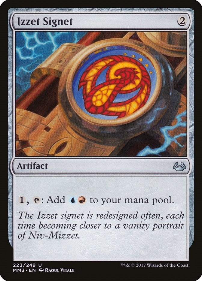 Image for Izzet Signet (Modern Masters 2017) (223) - Magic: The Gathering