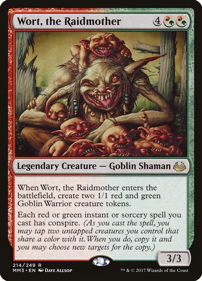 Image for Wort, the Raidmother (Modern Masters 2017) (214) - Magic: The Gathering