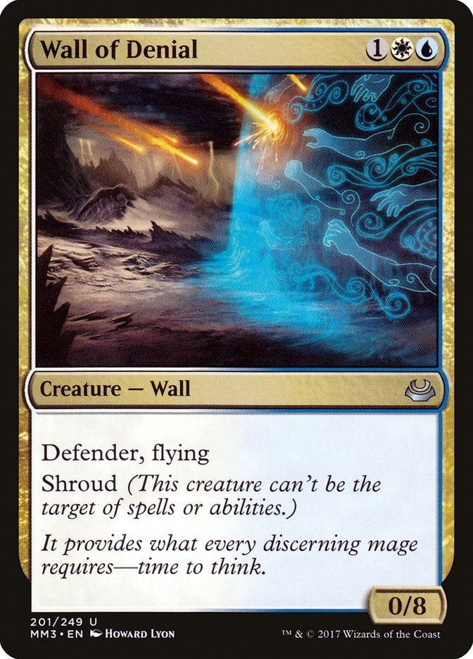 Image for Wall of Denial (Modern Masters 2017) (201) - Magic: The Gathering