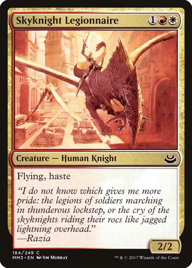 Image for Skyknight Legionnaire (Modern Masters 2017) (184) - Magic: The Gathering