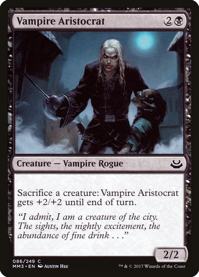 Image for Vampire Aristocrat (Modern Masters 2017) (86) - Magic: The Gathering