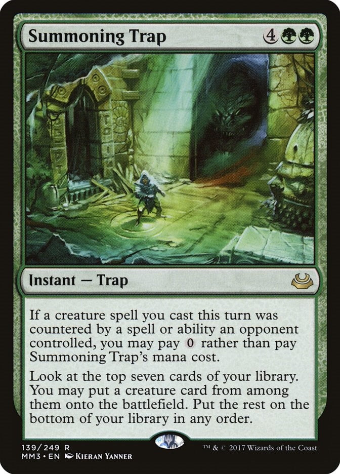 Image for Summoning Trap (Modern Masters 2017) (139) - Magic: The Gathering
