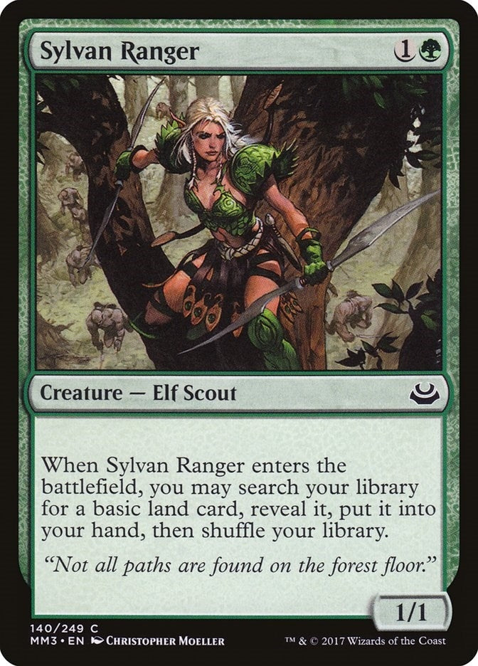 Image for Sylvan Ranger (Modern Masters 2017) (140) - Magic: The Gathering