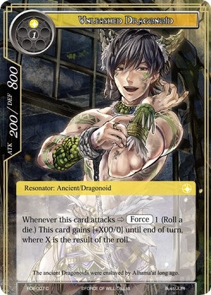 Image for Unleashed Dragonoid (Return of the Dragon Emperor) (RDE-007) - Force of Will