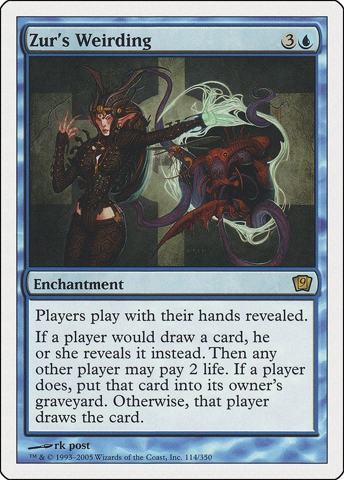 Image for Zur's Weirding (9th Edition) (114) - Magic: The Gathering