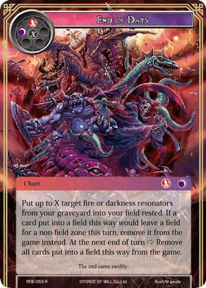 Image for End of Days (Return of the Dragon Emperor) (RDE-053) - Force of Will