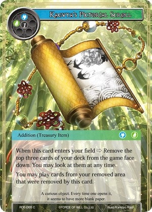 Image for Kaguya's Pictorial Scroll (Return of the Dragon Emperor) (RDE-065) - Force of Will