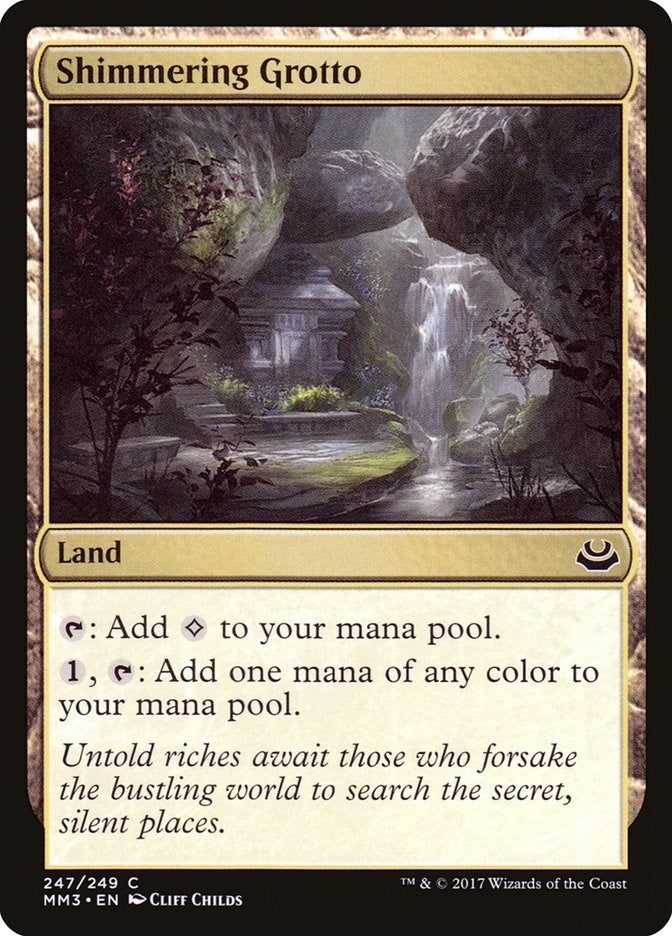 Image for Shimmering Grotto (Modern Masters 2017) (247) - Magic: The Gathering
