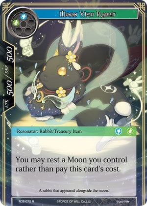 Image for Moon View Rabbit (Return of the Dragon Emperor) (RDE-072) - Force of Will