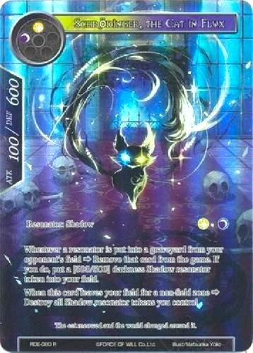 Image for Schrodinger, the Cat in Flux (Full Art) (Return of the Dragon Emperor) (RDE-080) - Force of Will