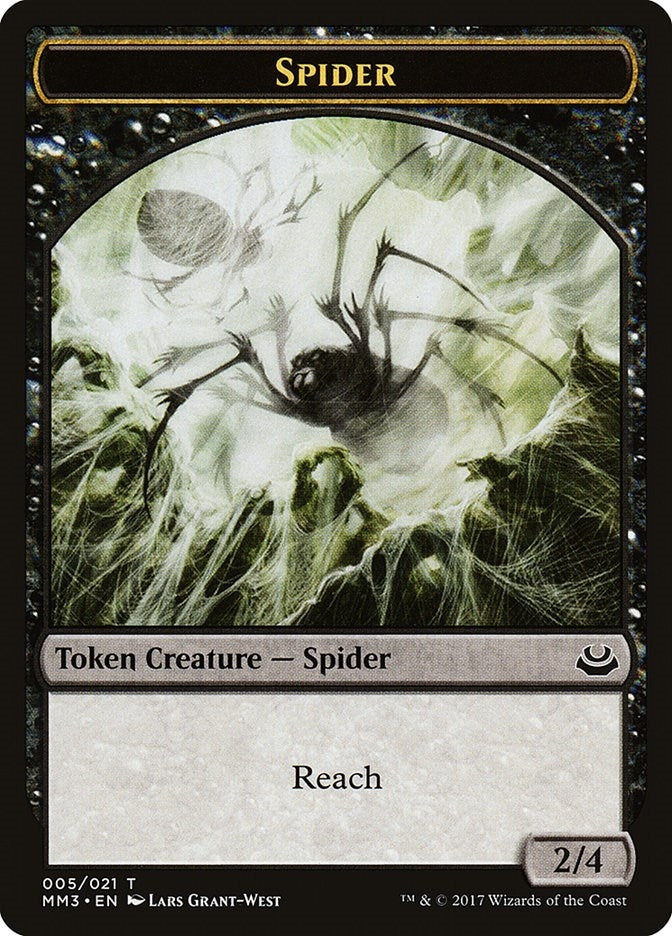 Image for Spider Token (Modern Masters 2017) (5) - Magic: The Gathering