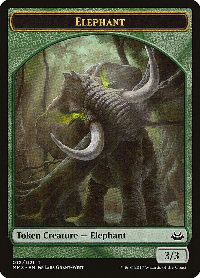 Image for Elephant Token (Modern Masters 2017) (12) - Magic: The Gathering