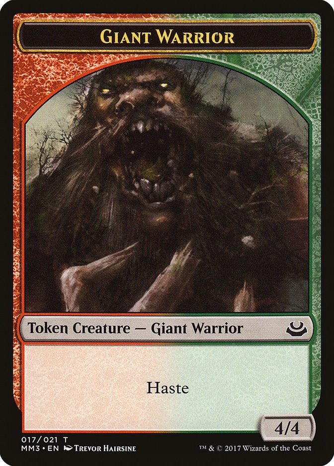 Image for Giant Warrior Token (Modern Masters 2017) (17) - Magic: The Gathering