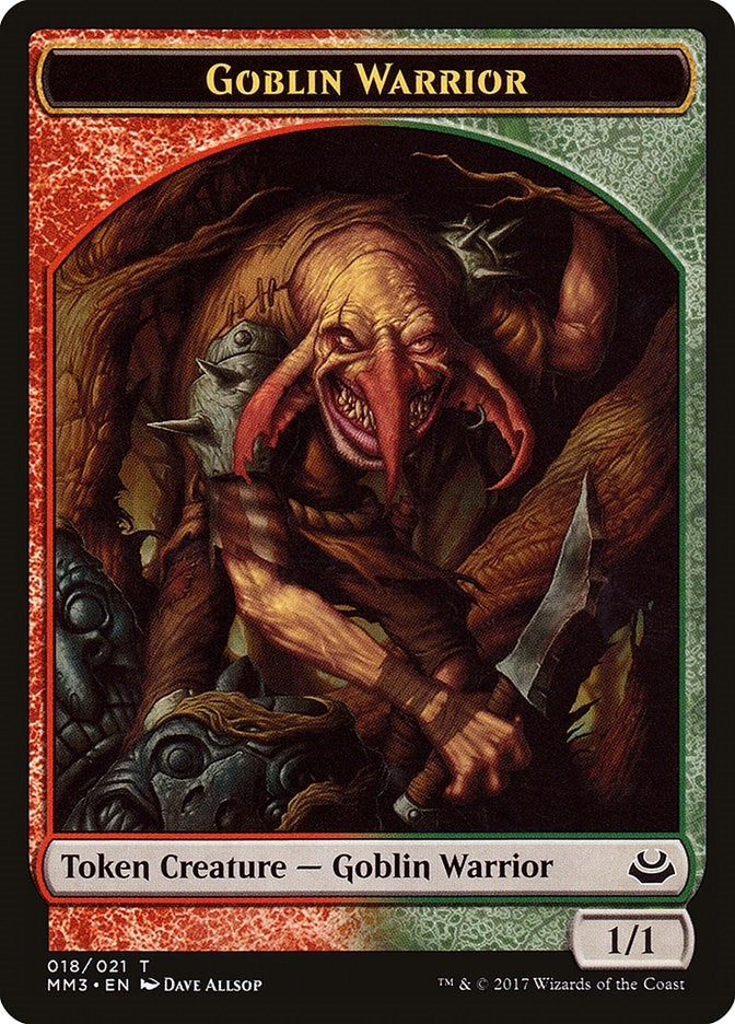 Image for Goblin Warrior Token (Modern Masters 2017) (18) - Magic: The Gathering