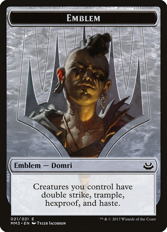Image for Emblem - Domri Rade (Modern Masters 2017) (21) - Magic: The Gathering