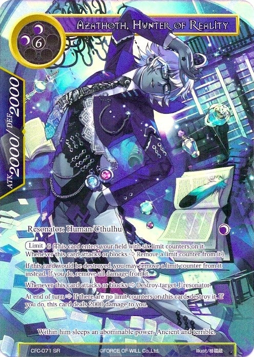 Image for Azathoth, Hunter of Reality (Full Art) (Return of the Dragon Emperor) (CFC-071) - Force of Will