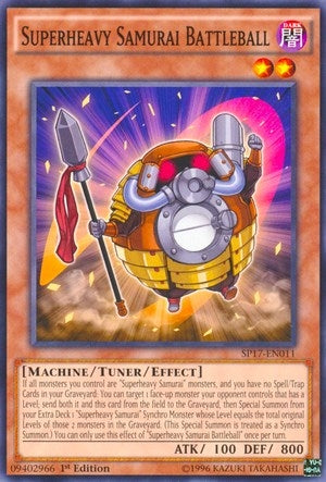 Image for Superheavy Samurai Battleball (Starfoil) (Star Pack - Battle Royal) (SP17-EN011) - YuGiOh