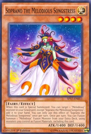Image for Soprano the Melodious Songstress (Starfoil) (Star Pack - Battle Royal) (SP17-EN013) - YuGiOh