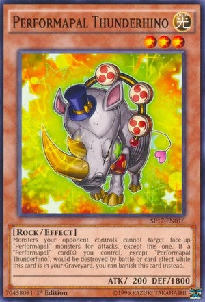 Image for Performapal Thunderhino (Starfoil) (Star Pack - Battle Royal) (SP17-EN016) - YuGiOh