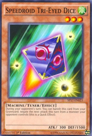 Image for Speedroid Tri-Eyed Dice (Star Pack - Battle Royal) (SP17-EN023) - YuGiOh