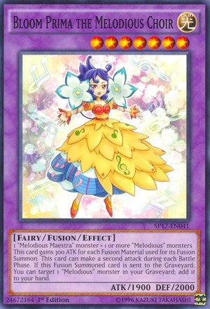Image for Bloom Prima the Melodious Choir (Starfoil) (Star Pack - Battle Royal) (SP17-EN041) - YuGiOh