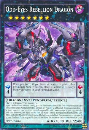 Image for Odd-Eyes Rebellion Dragon (Starfoil) (Star Pack - Battle Royal) (SP17-EN044) - YuGiOh