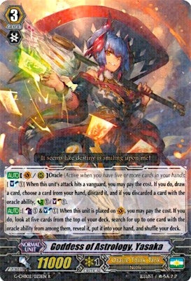 Image for Goddess of Astrology, Yasaka (G-CHB02: We ARE!!! Trinity Dragon) (G-CHB02/023EN) - Cardfight Vanguard