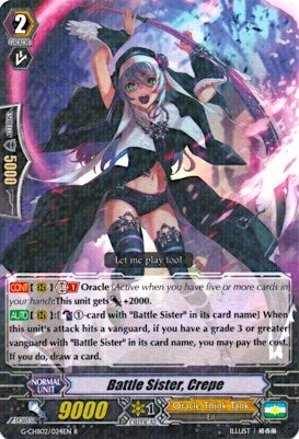 Image for Battle Sister, Crepe (G-CHB02: We ARE!!! Trinity Dragon) (G-CHB02/024EN) - Cardfight Vanguard