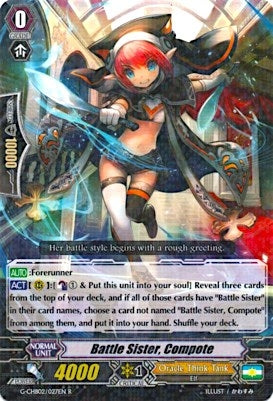 Image for Battle Sister, Compote (G-CHB02: We ARE!!! Trinity Dragon) (G-CHB02/027EN) - Cardfight Vanguard