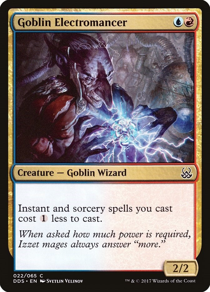 Image for Goblin Electromancer (Duel Decks: Mind vs. Might) (22) - Magic: The Gathering