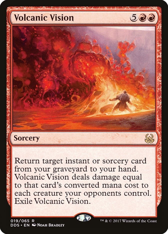 Image for Volcanic Vision (Duel Decks: Mind vs. Might) (19) - Magic: The Gathering