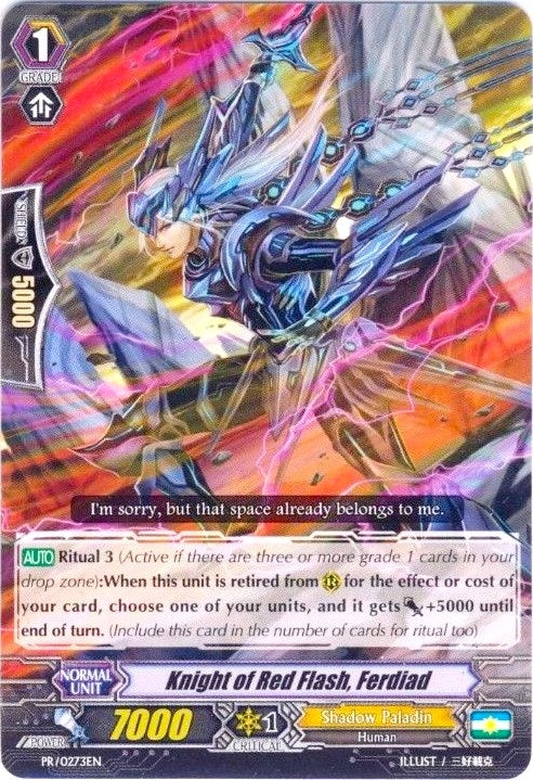 Image for Knight of Red Flash, Ferdiad (Promo Cards) (PR/0273EN) - Cardfight Vanguard