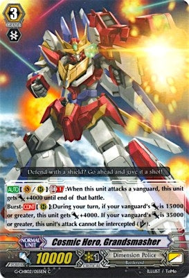 Image for Cosmic Hero, Grandsmasher (G-CHB02: We ARE!!! Trinity Dragon) (G-CHB02/055EN) - Cardfight Vanguard