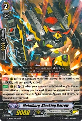 Image for Metalborg, Blacking Barrow (G-CHB02: We ARE!!! Trinity Dragon) (G-CHB02/057EN) - Cardfight Vanguard