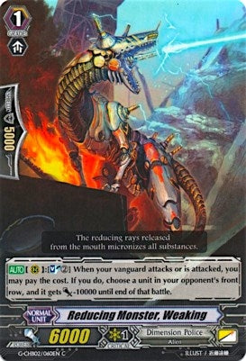 Image for Reducing Monster, Weaking (G-CHB02: We ARE!!! Trinity Dragon) (G-CHB02/060EN) - Cardfight Vanguard