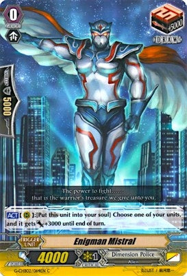 Image for Enigman Mistral (G-CHB02: We ARE!!! Trinity Dragon) (G-CHB02/064EN) - Cardfight Vanguard