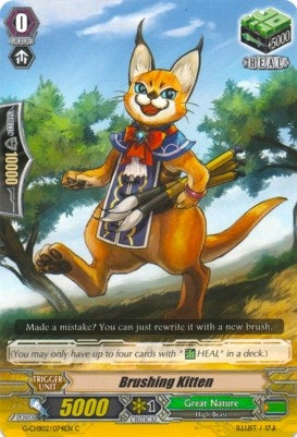Image for Brushing Kitten (G-CHB02: We ARE!!! Trinity Dragon) (G-CHB02/074EN) - Cardfight Vanguard