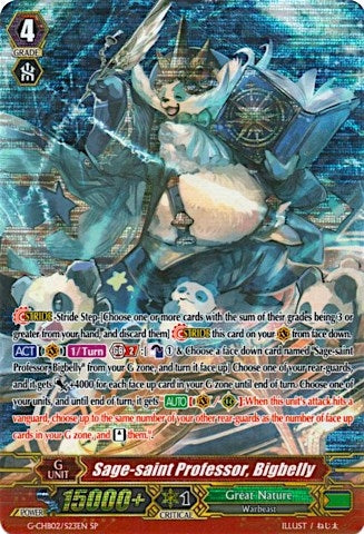 Image for Sage-saint Professor, Bigbelly (SP) (G-CHB02: We ARE!!! Trinity Dragon) (G-CHB02/S23EN) - Cardfight Vanguard