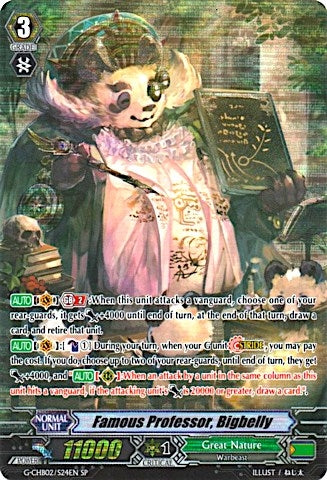 Image for Famous Professor, Bigbelly (SP) (G-CHB02: We ARE!!! Trinity Dragon) (G-CHB02/S24EN) - Cardfight Vanguard