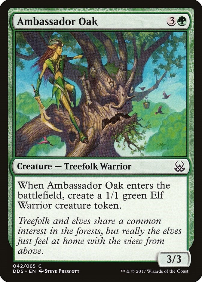 Image for Ambassador Oak (Duel Decks: Mind vs. Might) (42) - Magic: The Gathering