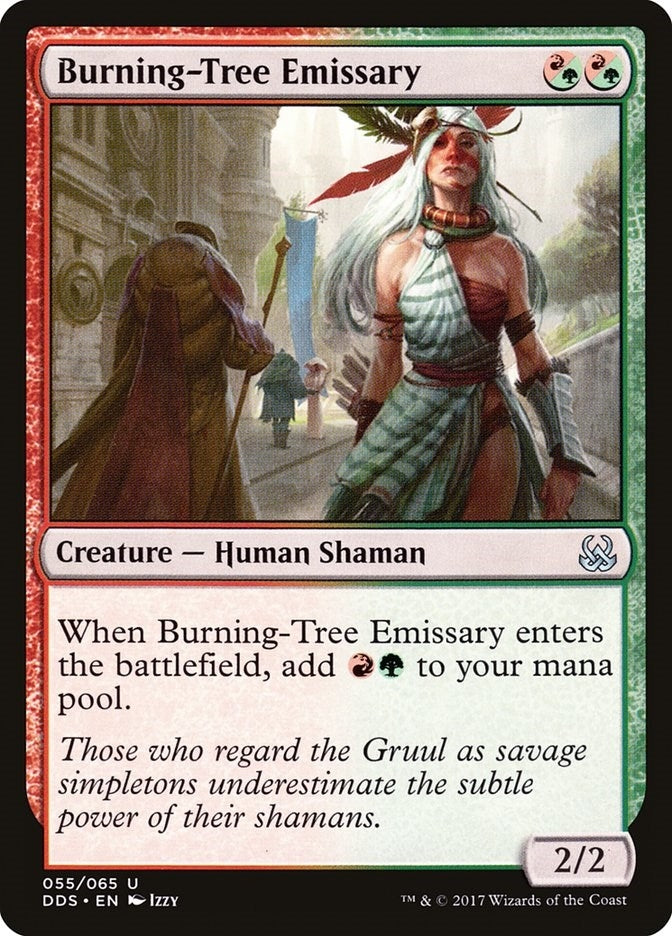 Image for Burning-Tree Emissary (Duel Decks: Mind vs. Might) (55) - Magic: The Gathering