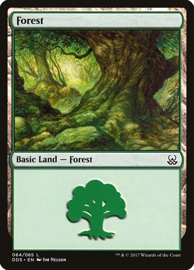 Image for Forest (064) (Duel Decks: Mind vs. Might) (64) - Magic: The Gathering