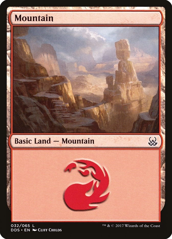 Image for Mountain (032) (Duel Decks: Mind vs. Might) (32) - Magic: The Gathering