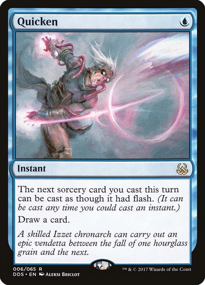 Image for Quicken (Duel Decks: Mind vs. Might) (6) - Magic: The Gathering