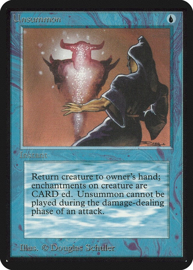 Image for Unsummon (Alpha Edition) - Magic: The Gathering