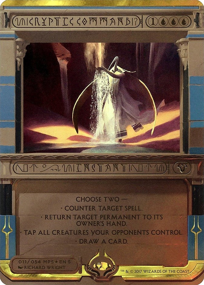Image for Cryptic Command (Masterpiece Series: Amonkhet Invocations) (11) - Magic: The Gathering