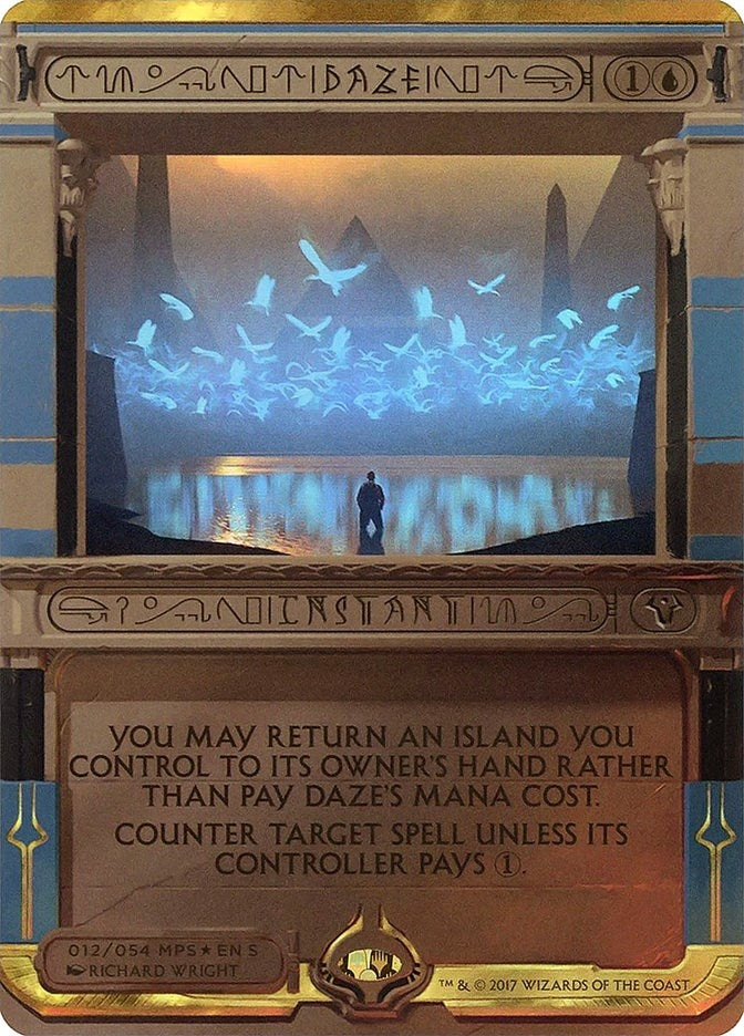 Image for Daze (Masterpiece Series: Amonkhet Invocations) (12) - Magic: The Gathering