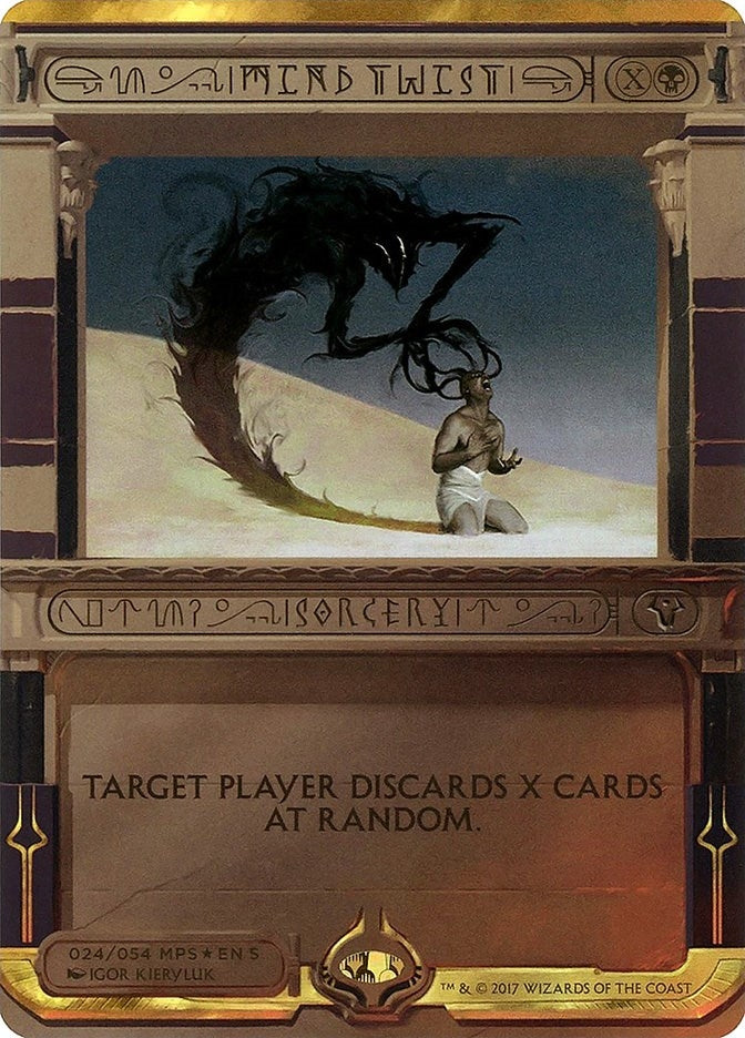 Image for Mind Twist (Masterpiece Series: Amonkhet Invocations) (24) - Magic: The Gathering
