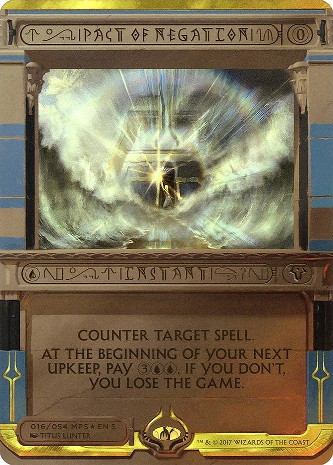 Image for Pact of Negation (Masterpiece Series: Amonkhet Invocations) (16) - Magic: The Gathering
